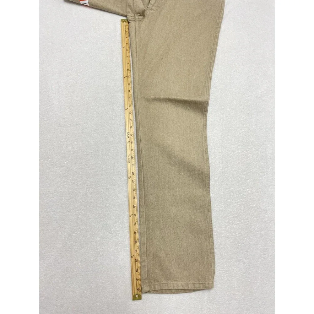 Wrangler Cowboy Cut Jeans 13MWZ Original Fit Tan Denim Men’s 36x34 Rodeo Western